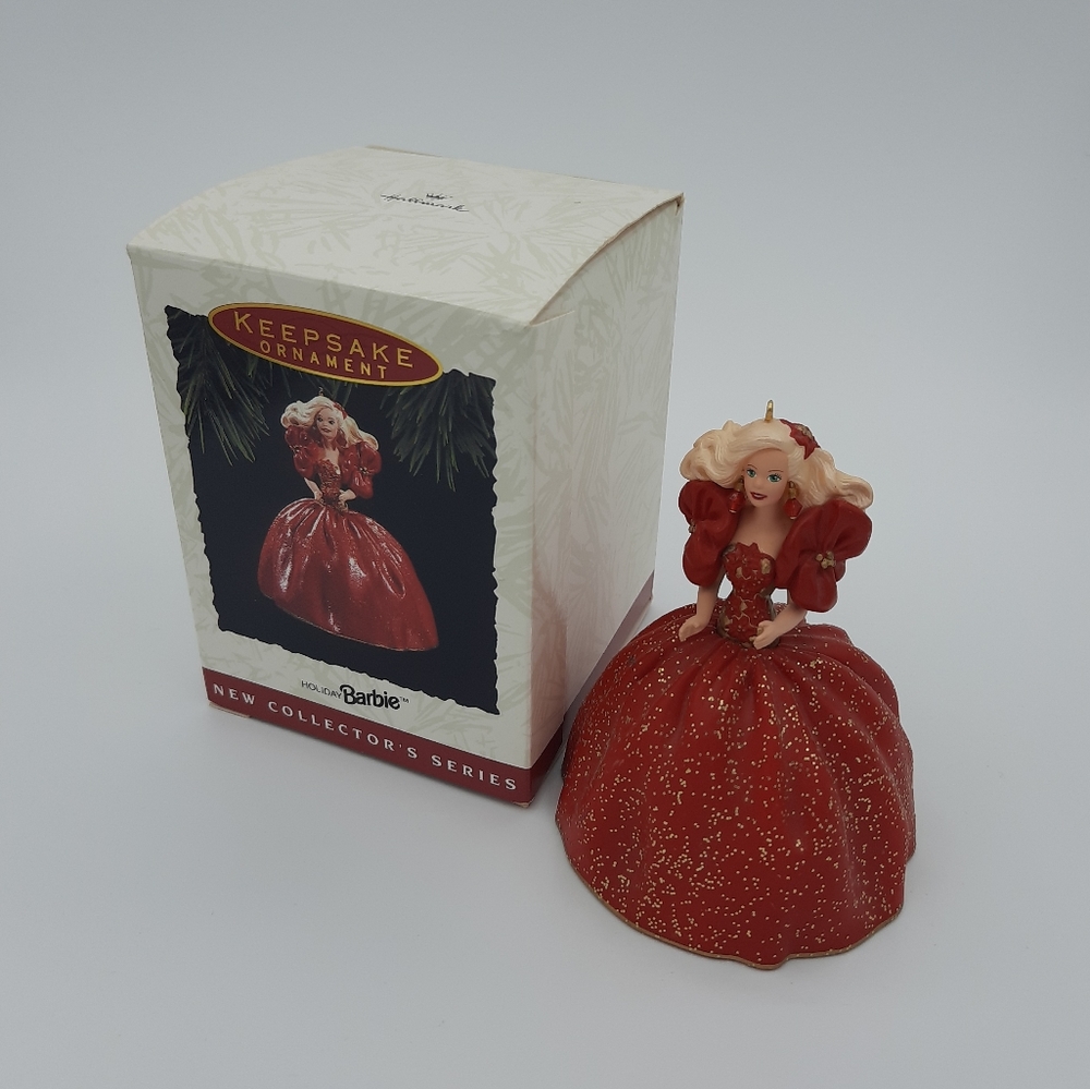 Holiday Barbie Hallmark Keepsake Ornament 1st 1993